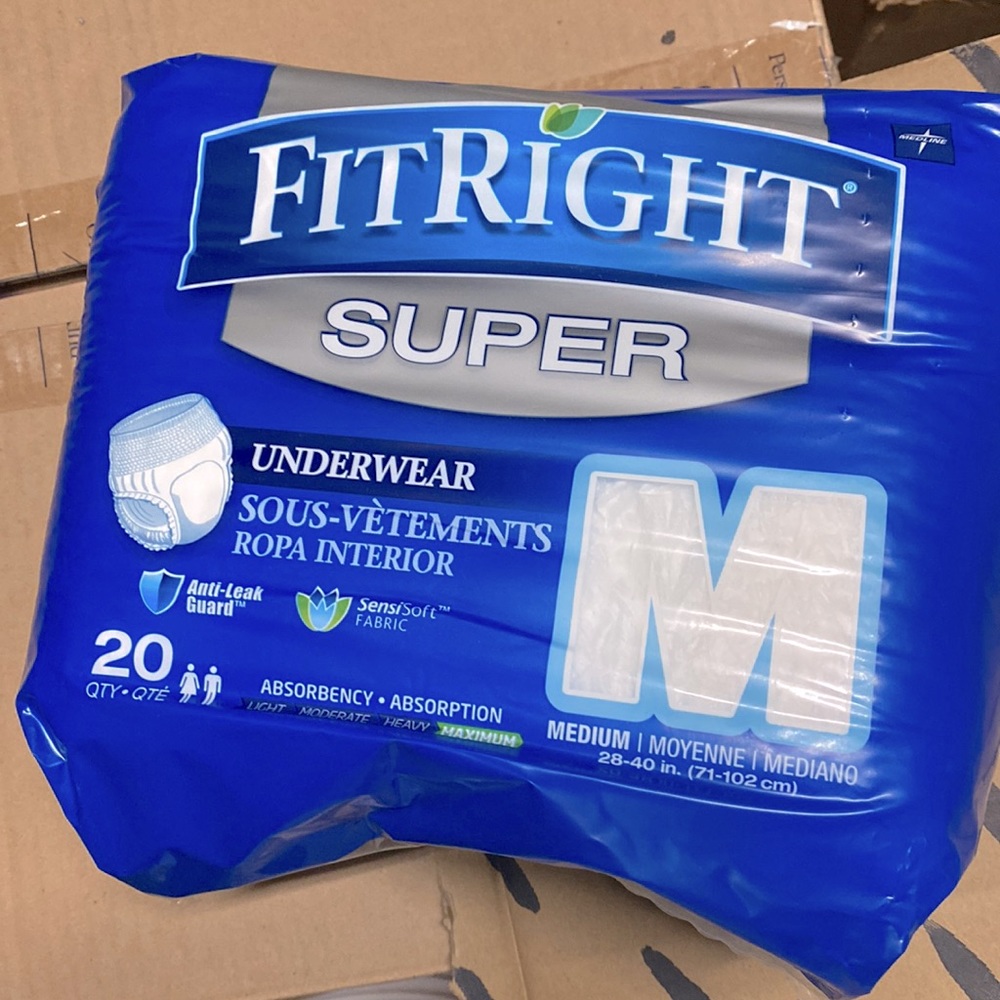 Unisex adult diapers